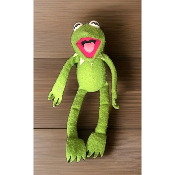 Vintage Kermit the Frog 1976 Fisher Price #850 Jim Henson Muppets Doll Toy 19" - Picture 1 of 13